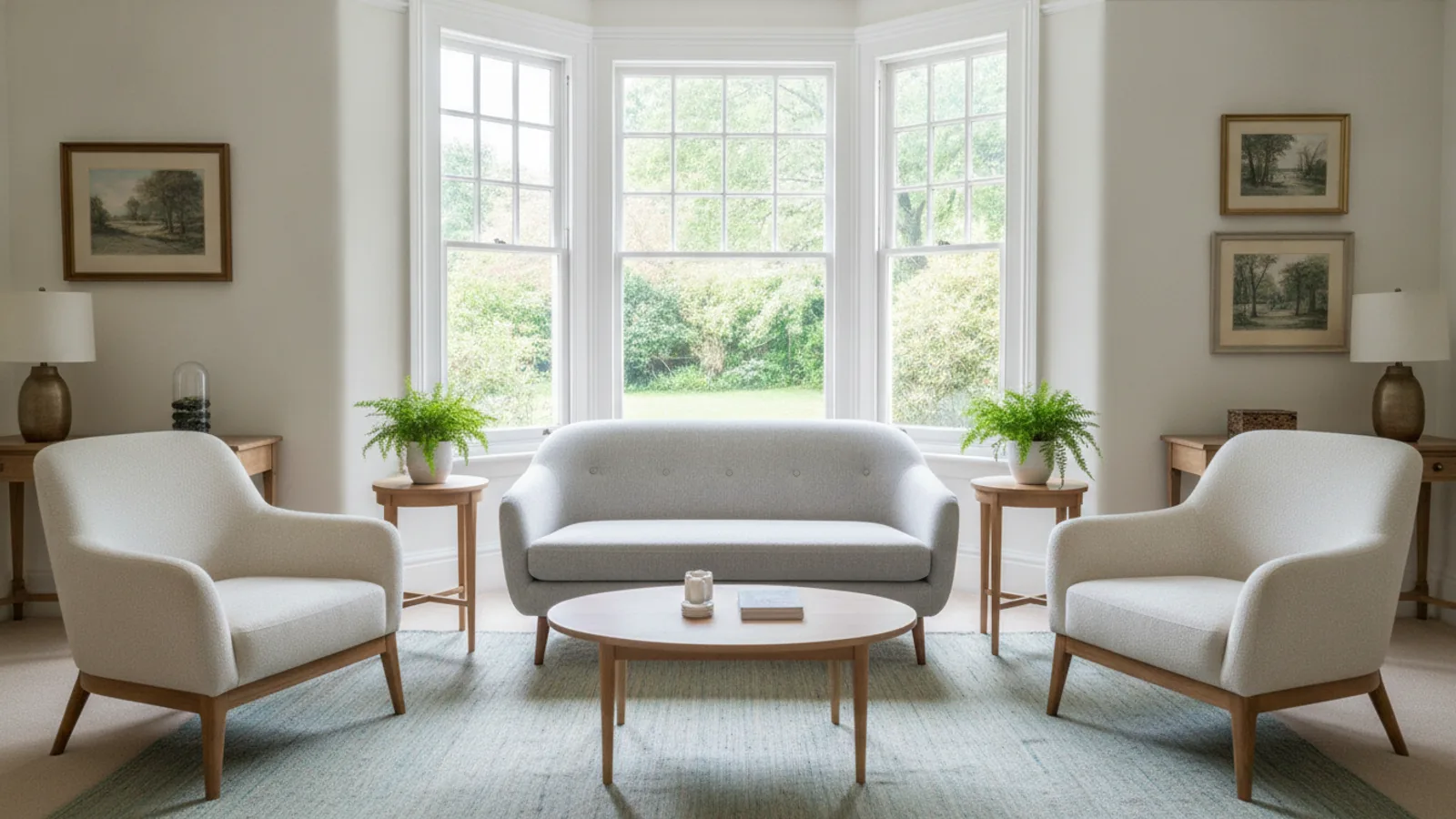 How To Arrange Furniture Around A Bay Window Without Blocking Access
