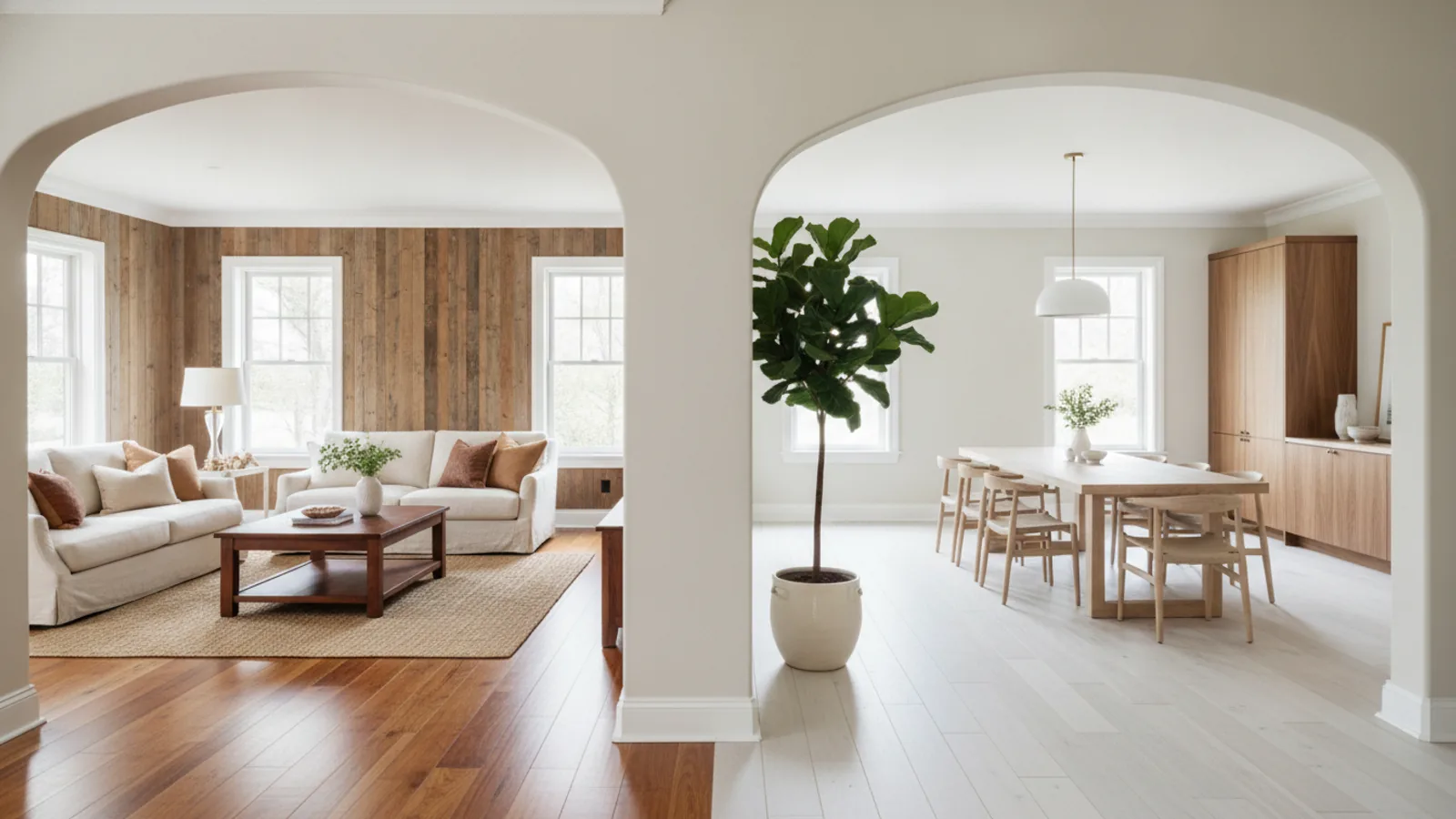 How To Balance Mismatched Wood Finishes Across Adjoining Rooms
