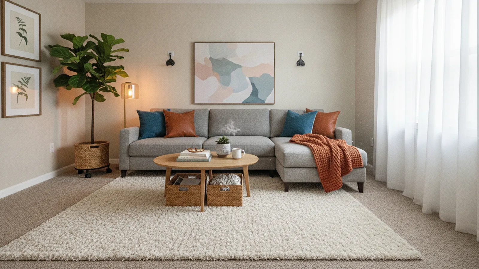 How To Make A Rental Living Room Personal Without Permanent Changes