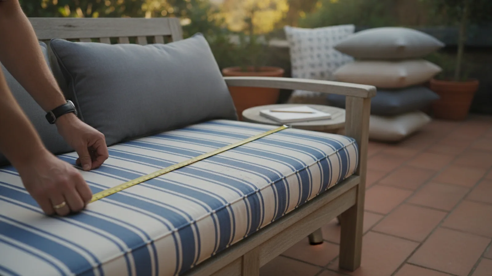 How To Measure Outdoor Cushions For Replacement Covers